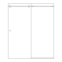 Single Acting Barn Door