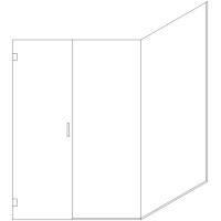 Door and Inline Notched Panel with Return