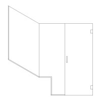 Door and Inline Notched Panel with Return